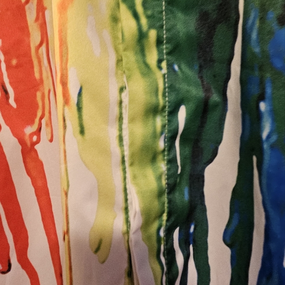 Ding Ge Fu Shi paint drip button up shirt size XL - Picture 7 of 13